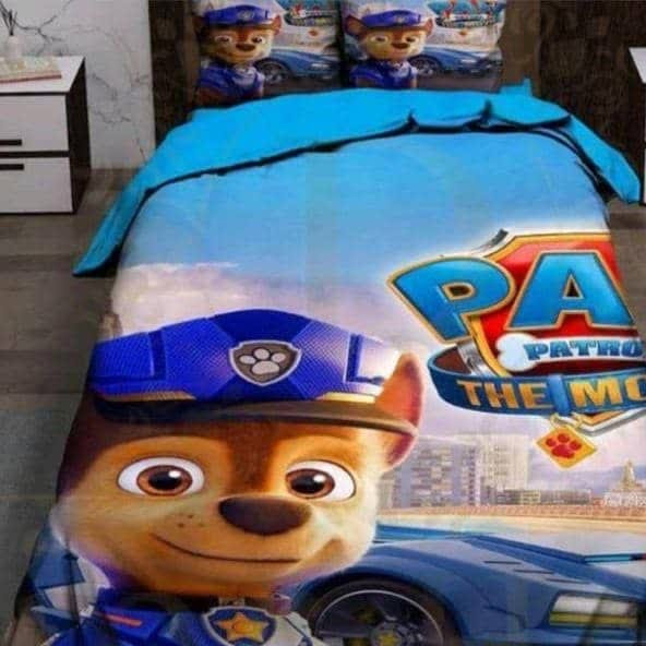 ست رو تختی تک نفره سه بعدی کودک پسرانه PAW Patrol