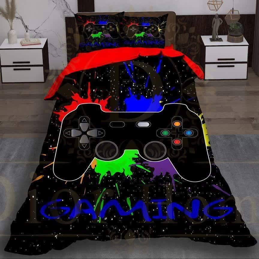 ست رو تختی تک نفره سه بعدی Gaming